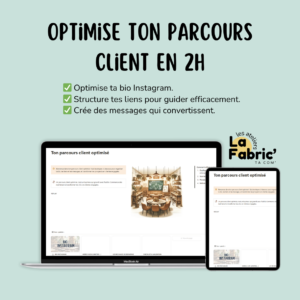 De la Bio au Panier – Optimise ton parcours client en 2h